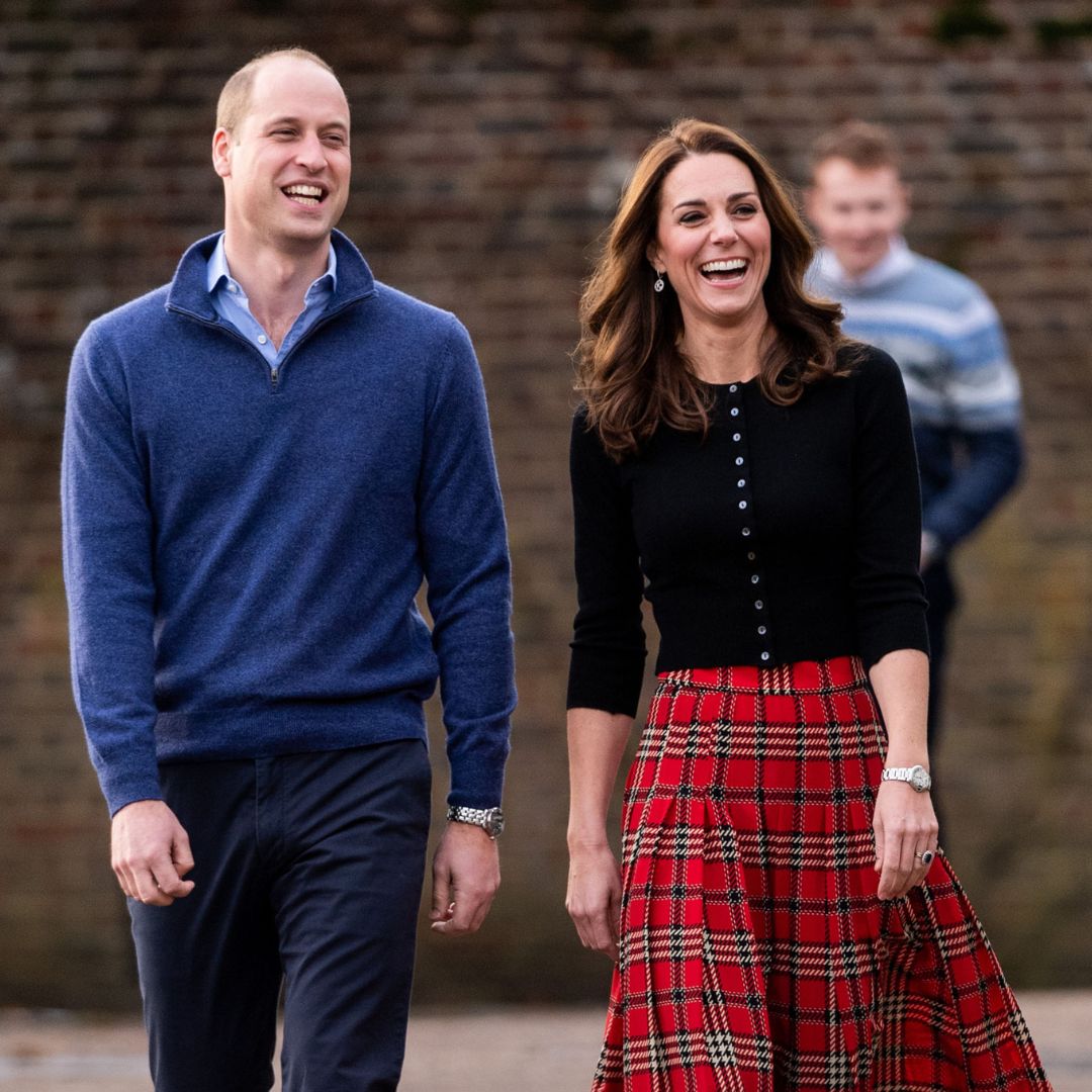 The Prince and Princess of Wales host a Christmas party for families of military personnel deployed in Cyprus in 2018 