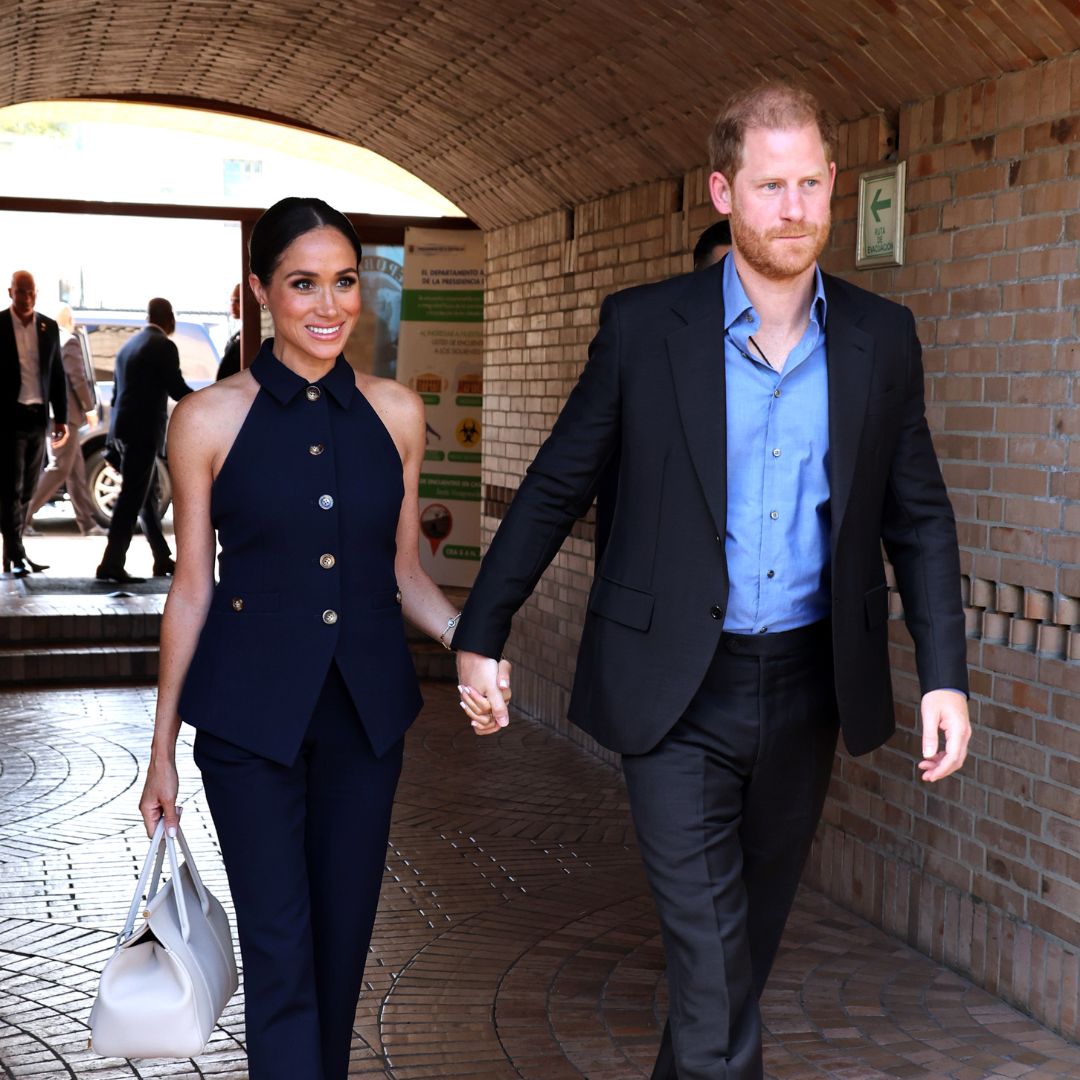 The Duke and Duchess of Sussex on tour in Columbia in 2024