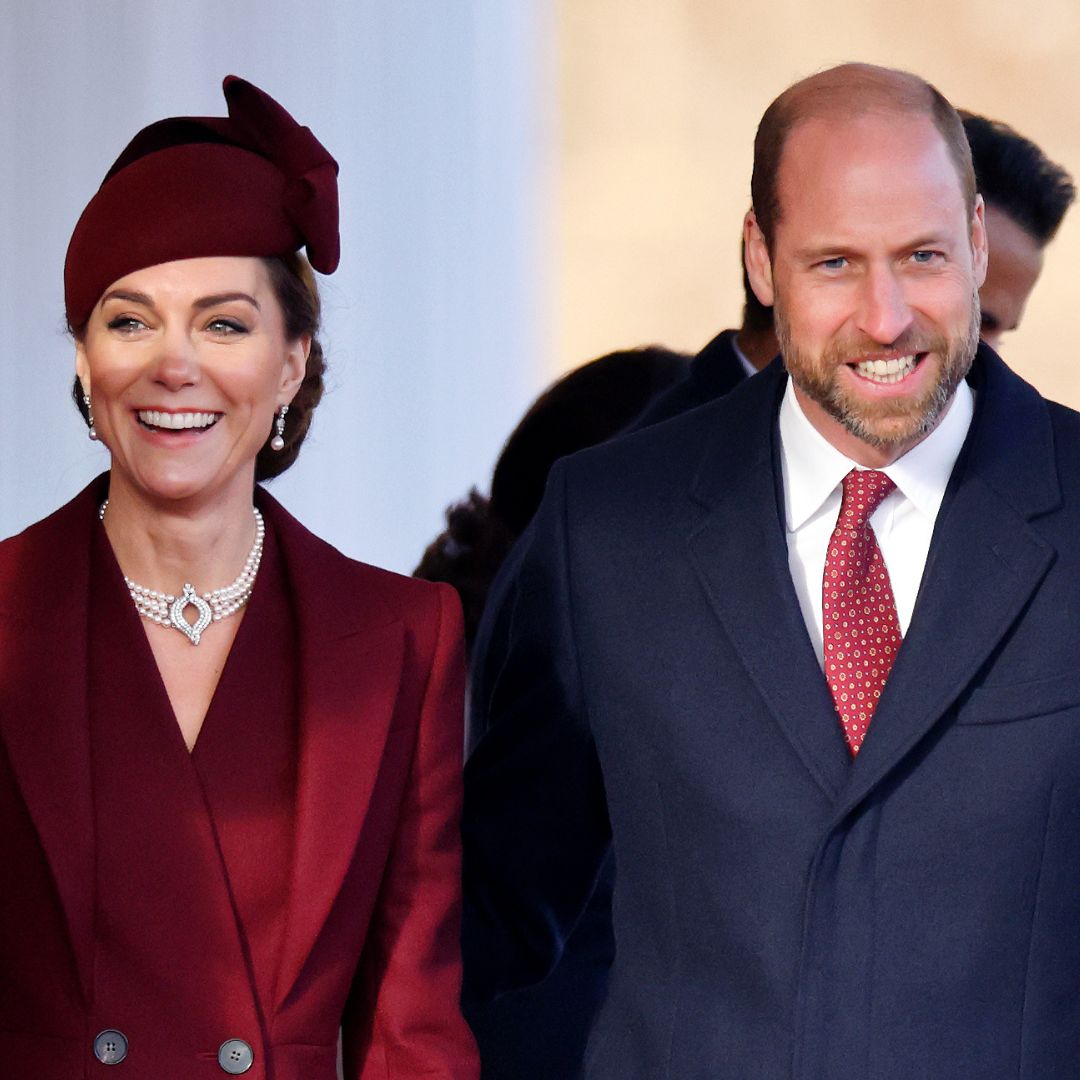 The Prince and Princess of Wales attend the Ceremonial Welcome for the Amir of the State of Qatar