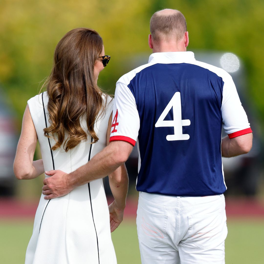 The Prince and Princess of Wales attend the Royal Charity Polo Cup in 2022
