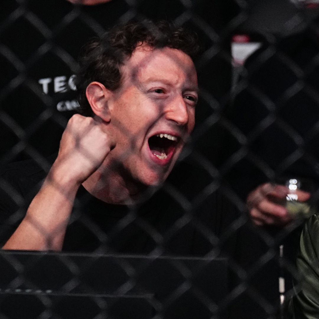 Mark Zuckerberg at UFC