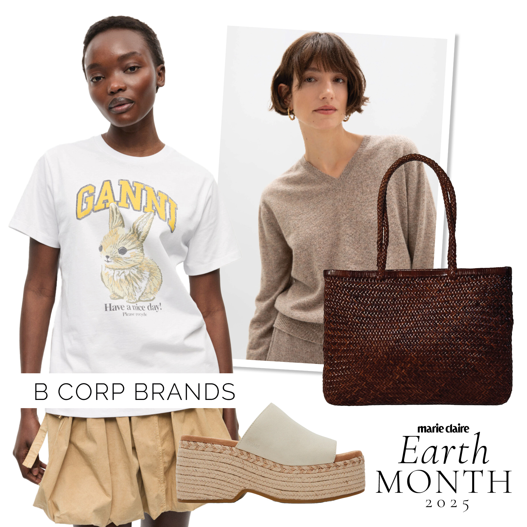 A selection of products from B Corp brands